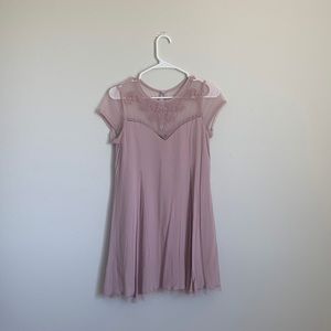 Pink Lace Dress